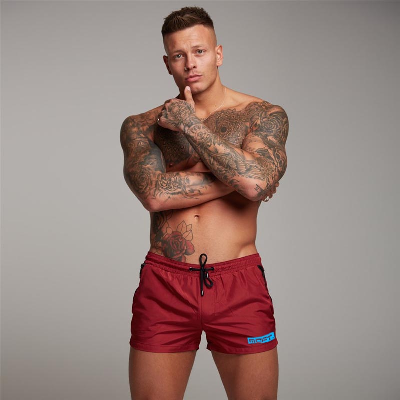 Men's Breathable Quick-Dry Fitness Three-Quarter Pants for Summer