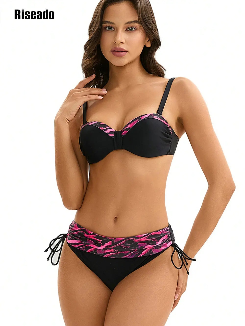 Swimsuits Woman Trend Two Pieces Push Up Bikini Set Swimwear for Female