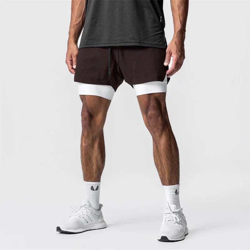 Men's 2-in-1 Quick Dry Beach & Running Shorts | Comfort & Style