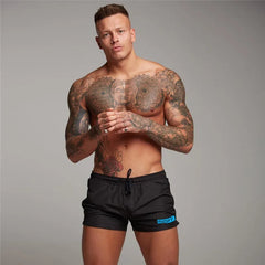 Men's Breathable Quick-Dry Fitness Three-Quarter Pants for Summer
