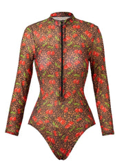 Rash Guard Swimsuit Women Summer Bathing Suit Long Sleeve Swimwear Beach Swimming Suit For Female