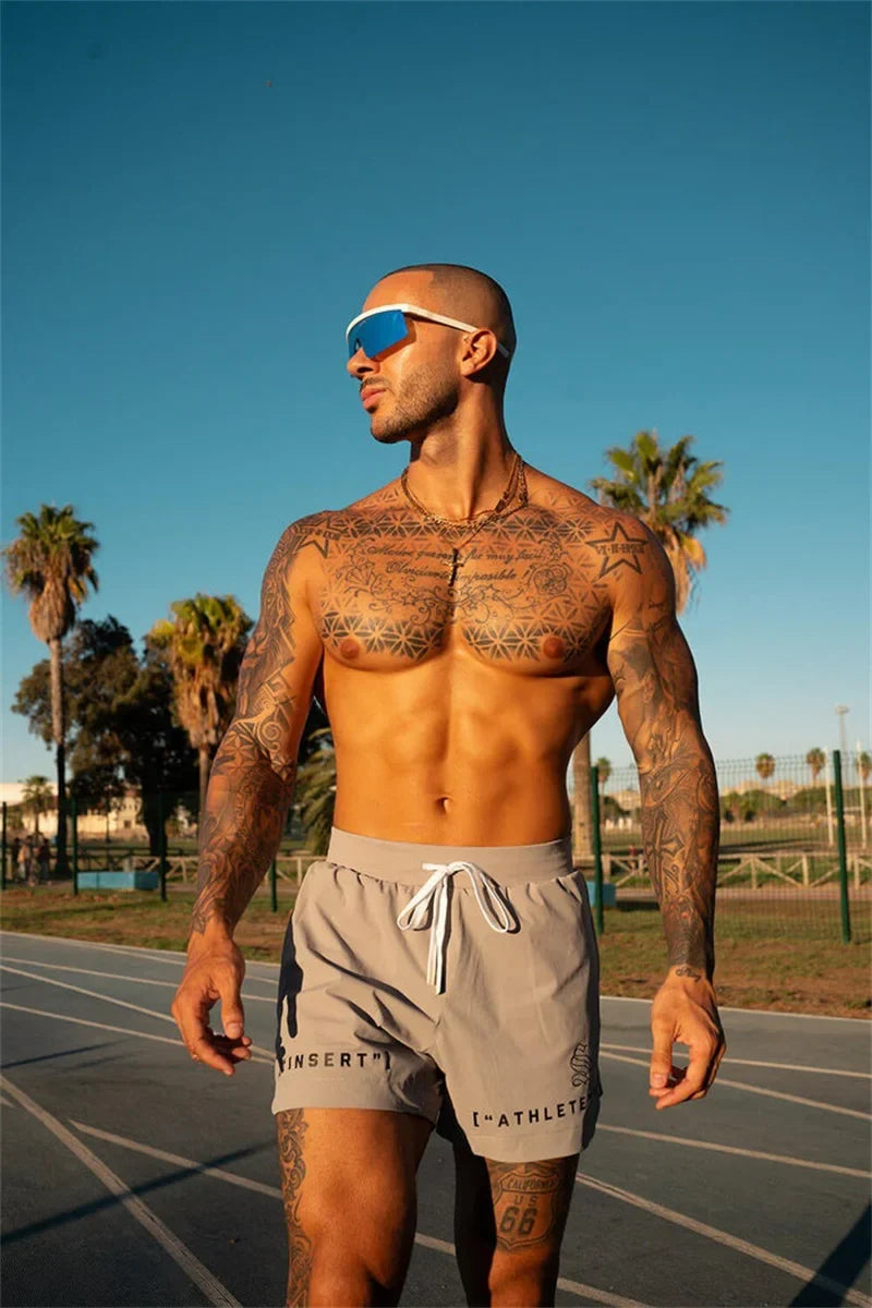 Men's Breathable Fitness Shorts | Quick-Dry Running & Jogging Pants
