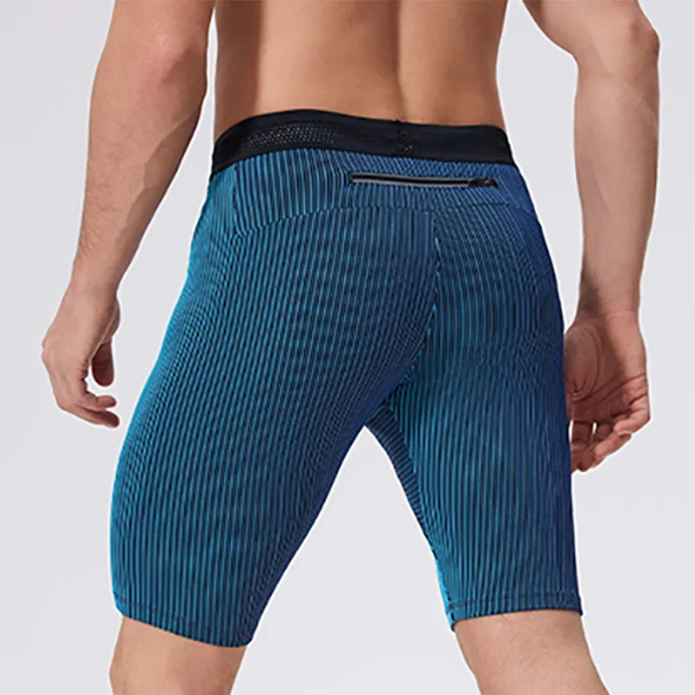 Men's Outdoor Running Compression Shorts | Quick Dry Fitness Tights