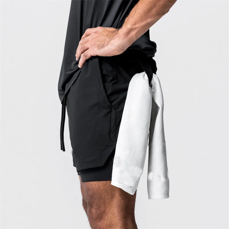 Men's 2-in-1 Quick Dry Beach & Running Shorts | Comfort & Style