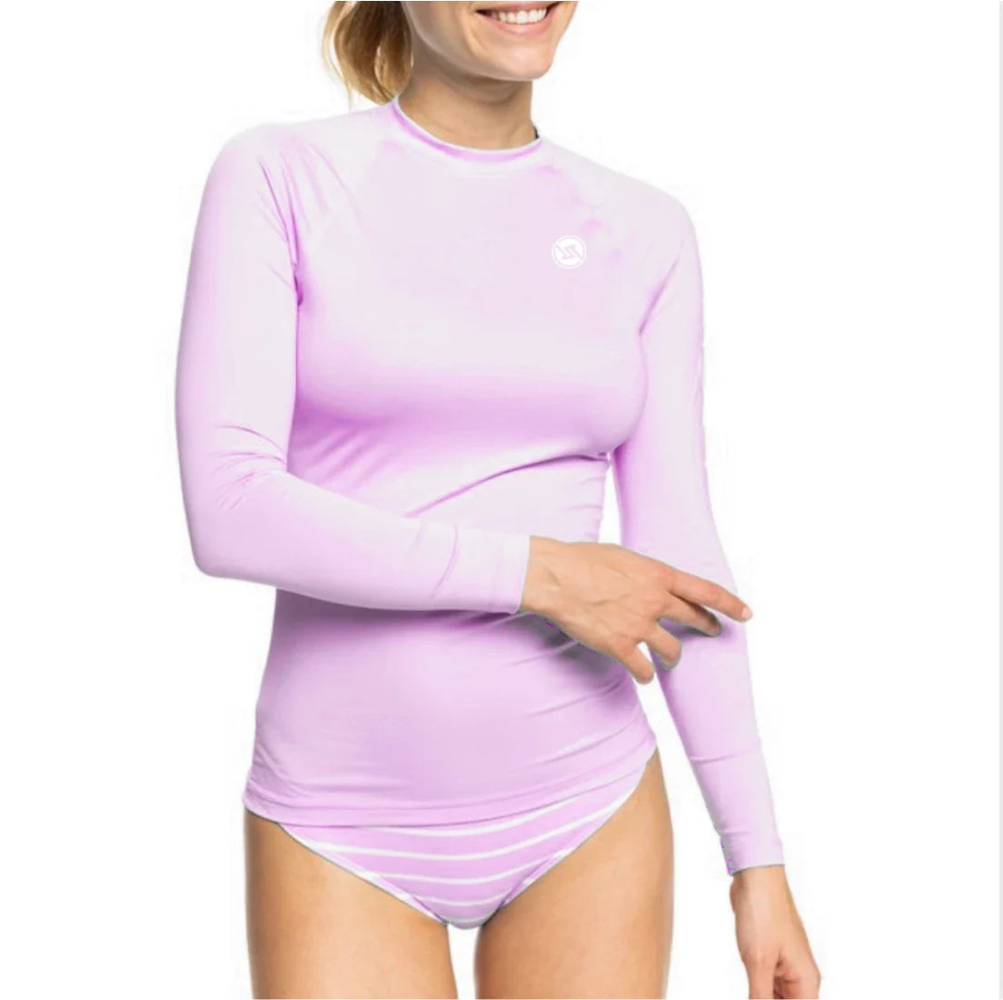 Women's Surfing Shirt Ladies Love Surf T-Shirts Beach Sunscreen Rashguard Swimwear Diving