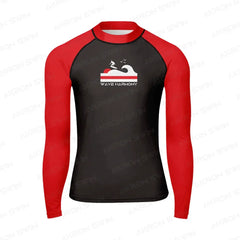 Surfing Rash Guard Swimwear Men's Long Sleeve UV Protection Diving Wear Summer Water Sports Swimming Rash guard Surfing T-shirts