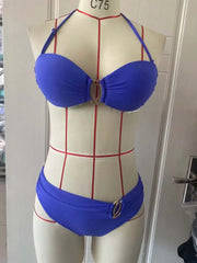 Women Bikini Set Push Up Female Swimsuit Swimwear Swim Separate Two Piece Brazilian Bathing Suit  XXL
