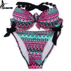 Women Bikini Offer Combined Size Swimsuit Push Up Bikini Sets Brazilian Bathing Suits Swimwear Female XXL