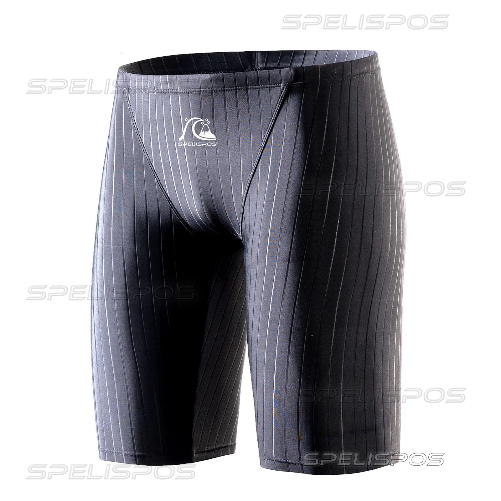 SPELISPOS Men Swimming Trunks Professional Swim Surf Trunks Summer Beach Protection Gym Tights Shorts Quick Dry Printed Plus