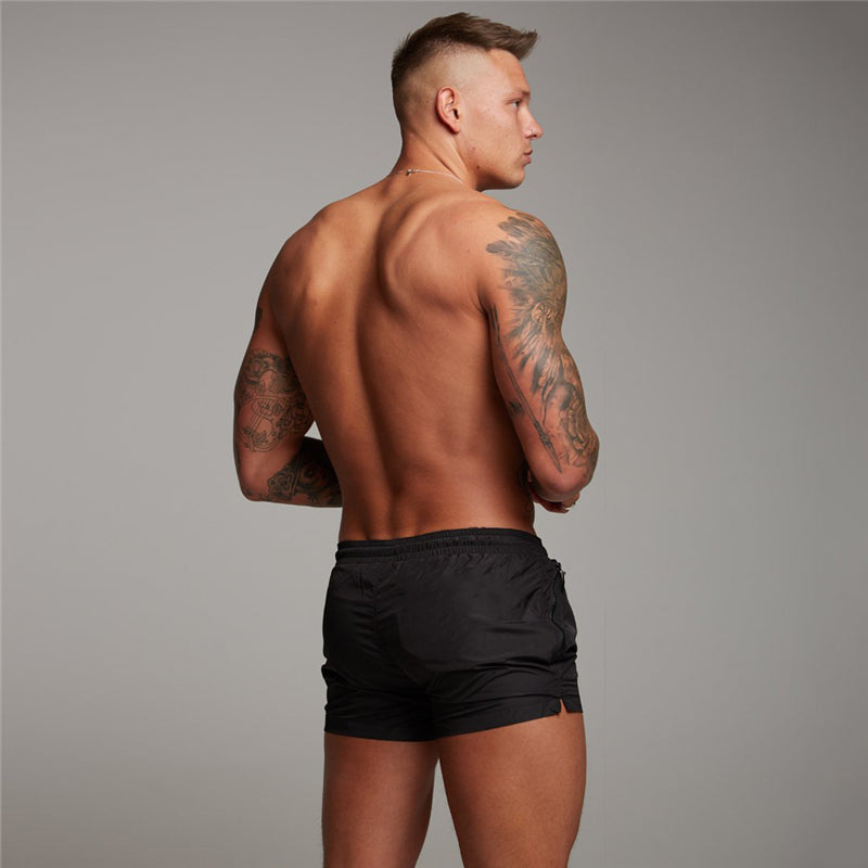 Men's Breathable Quick-Dry Fitness Three-Quarter Pants for Summer