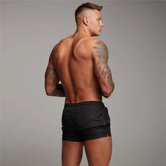 Men's Breathable Quick-Dry Fitness Three-Quarter Pants for Summer