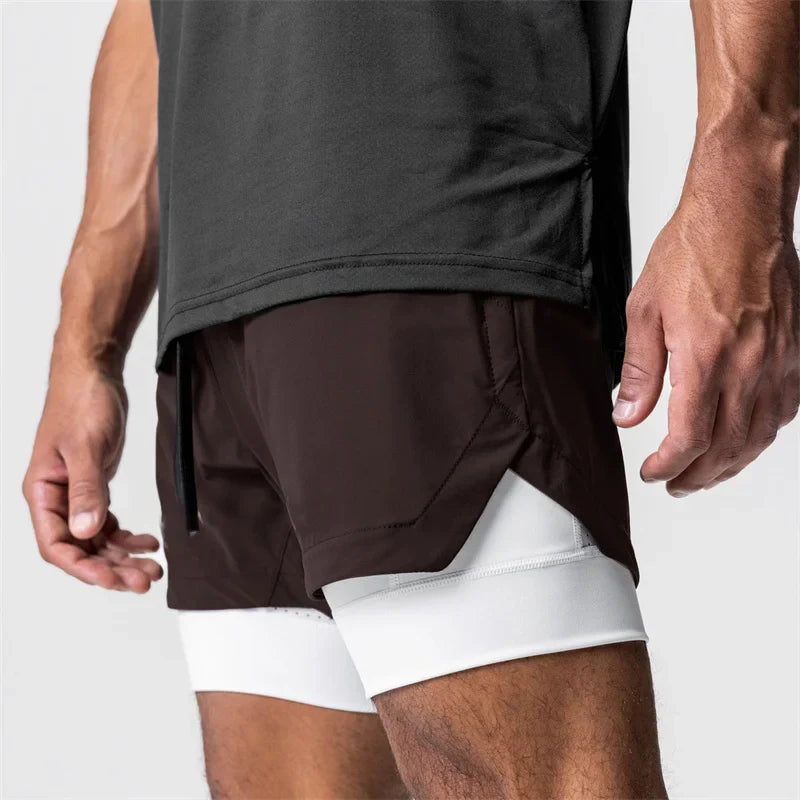 Men's 2-in-1 Quick Dry Beach & Running Shorts | Comfort & Style