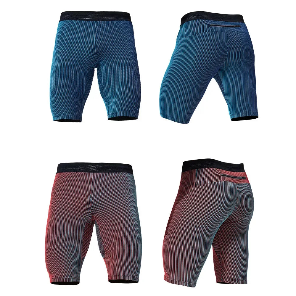 Men's Outdoor Running Compression Shorts | Quick Dry Fitness Tights