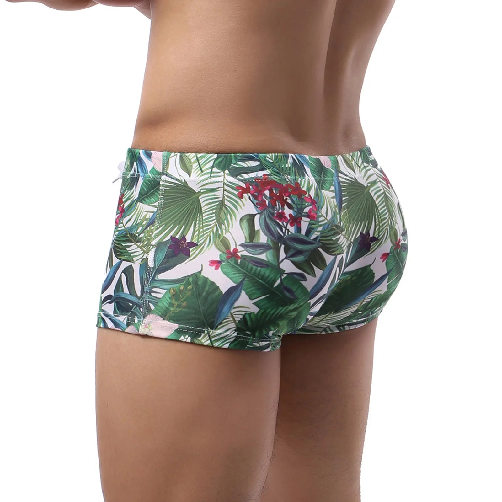 Swimwear Men Swim Boxers Low Waist Swimsuit Swimming Trunks Shorts Sunga hombre Bathing Suit