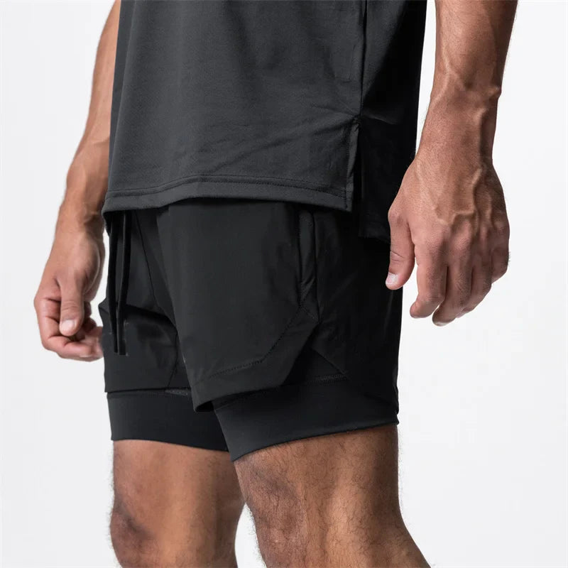 Men's 2-in-1 Quick Dry Beach & Running Shorts | Comfort & Style