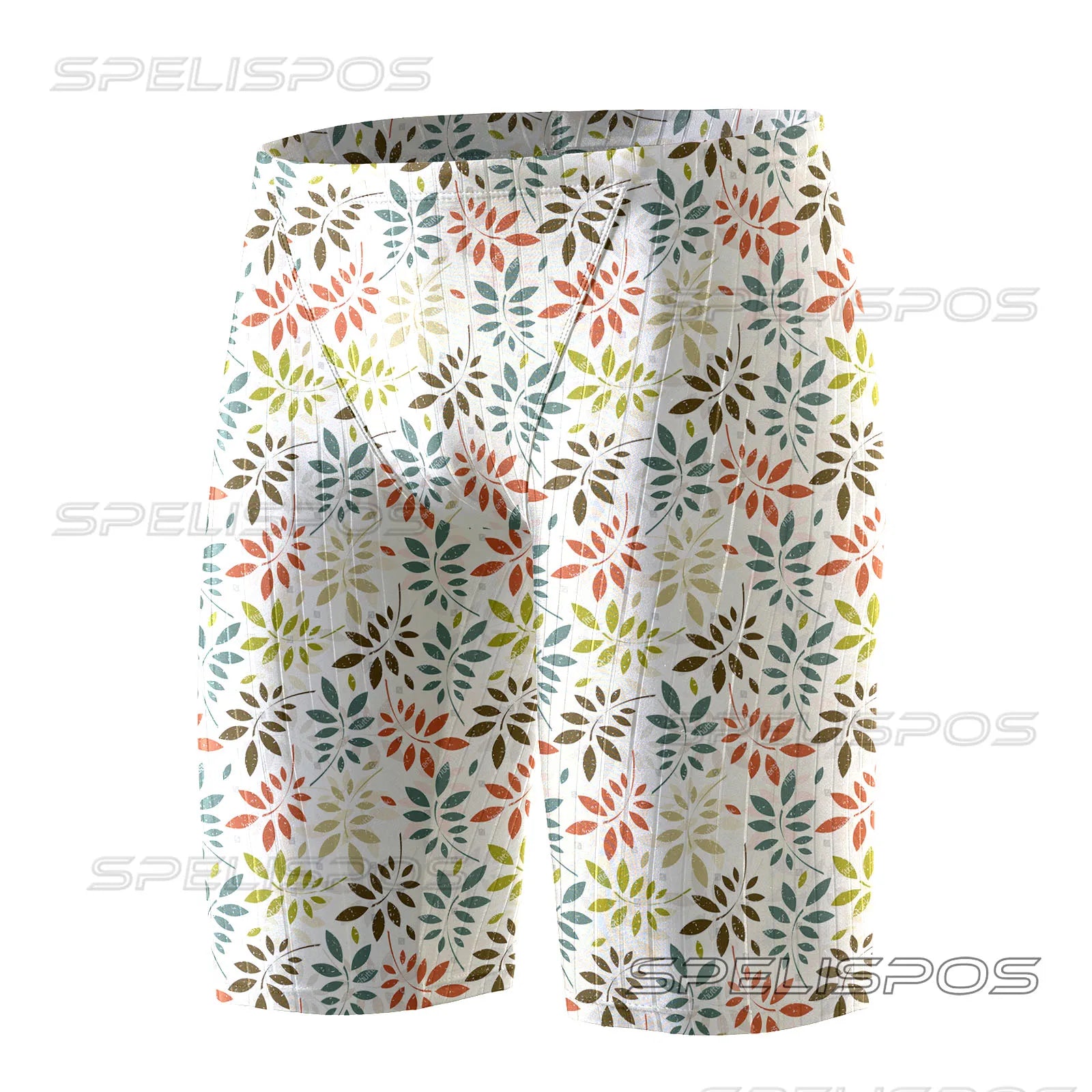 SPELISPOS Men Swimming Trunks Professional Swim Surf Trunks Summer Beach Protection Gym Tights Shorts Quick Dry Printed Plus