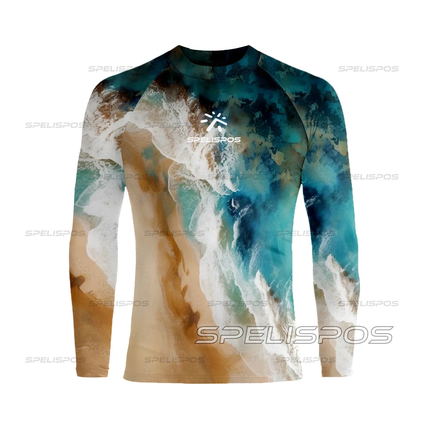 Surfing Wear Fitness Drama Diving T-Shirt Tight Long Sleeve Rash Guard Swimwear UV Protection Clothes Beach Floatsuit Water Tops