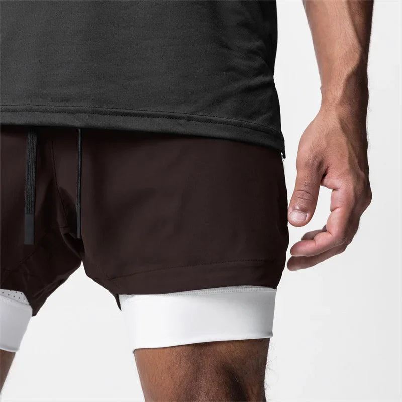 Men's 2-in-1 Quick Dry Beach & Running Shorts | Comfort & Style