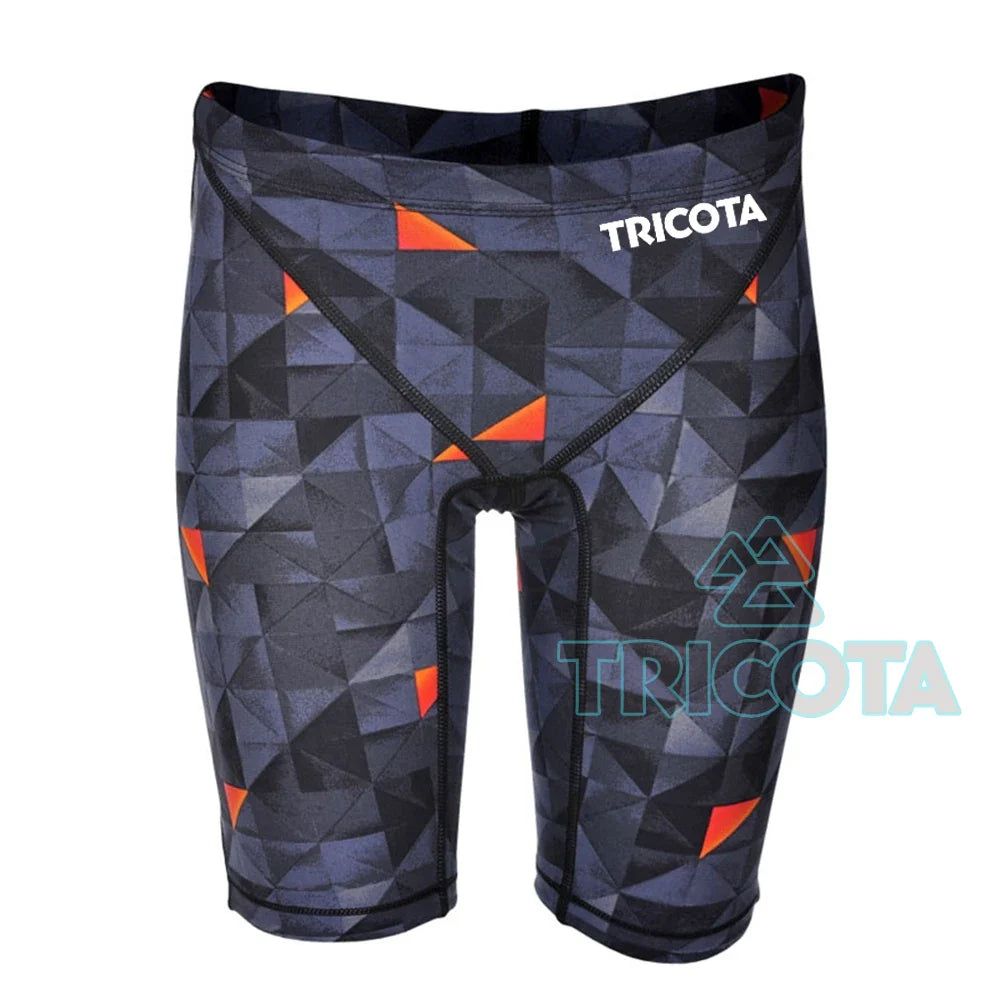 Surfing Shorts Mens Swim Jammer Beach Pants Breathable Training Endurance Practice Swimwear Team Suit Swimming Shorts Trunks Kit