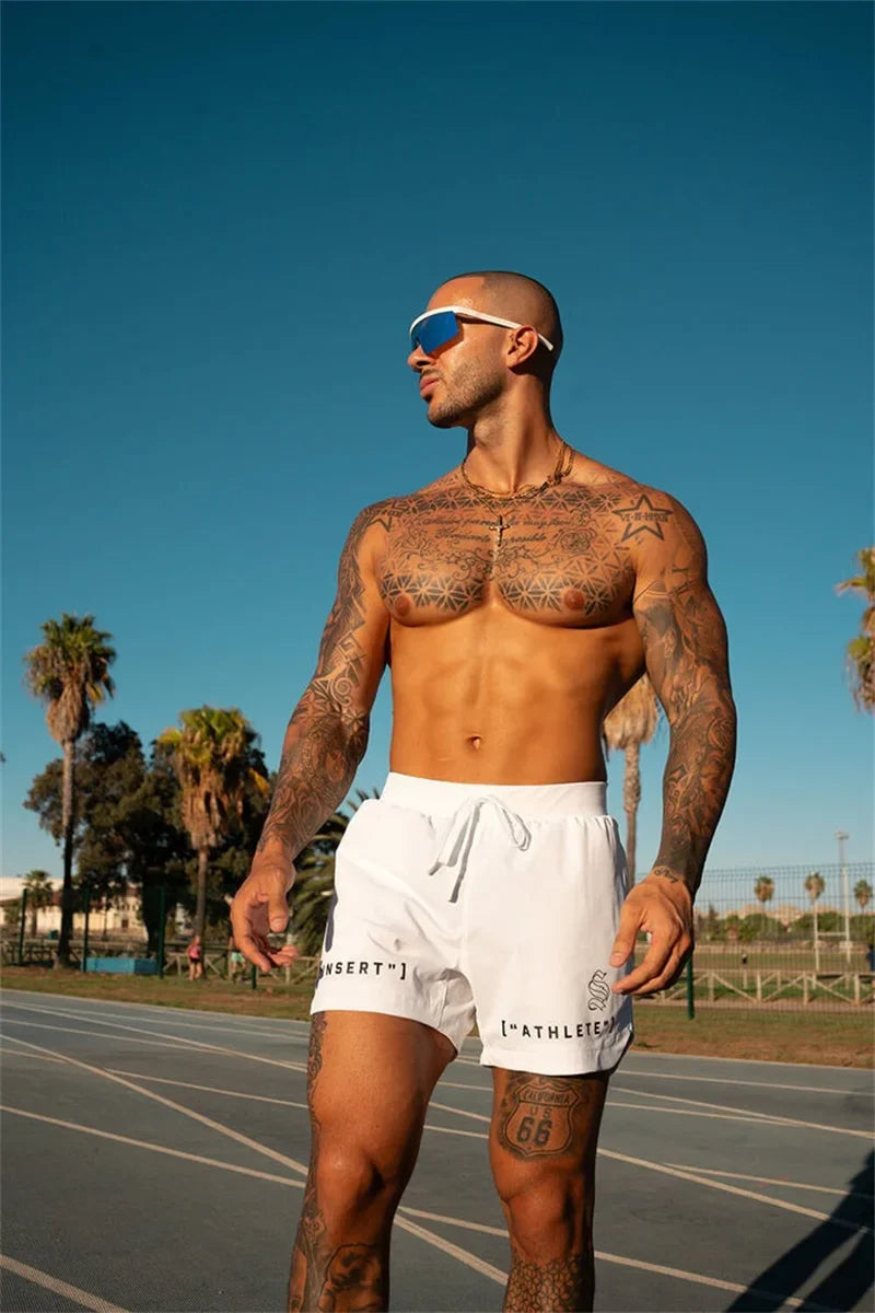 Men's Breathable Fitness Shorts | Quick-Dry Running & Jogging Pants