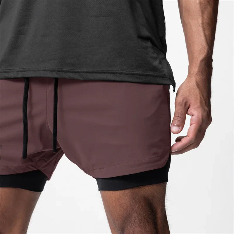 Men's 2-in-1 Quick Dry Beach & Running Shorts | Comfort & Style