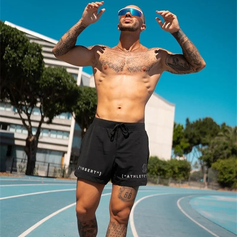 Men's Breathable Fitness Shorts | Quick-Dry Running & Jogging Pants