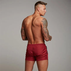 Men's Quick Dry Swim Trunks with Zipper Pockets | Summer Beach Shorts