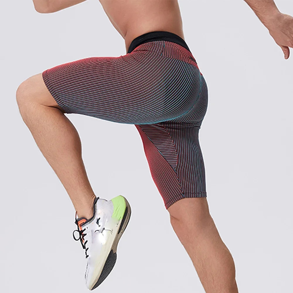 Men's Outdoor Running Compression Shorts | Quick Dry Fitness Tights