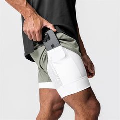 Men's 2-in-1 Quick Dry Beach & Running Shorts | Comfort & Style