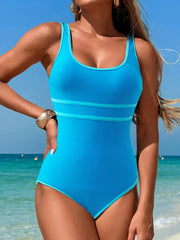 Vintage Swimsuit Women One Piece Printed Swimwear Female Sporty Bodysuit Bathers Bathing Swimming Swim Suit Beachwear