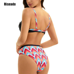 Women's Push Up Bikini Sets Two Piece High Waisted Swimsuit Beach Swimming Wear