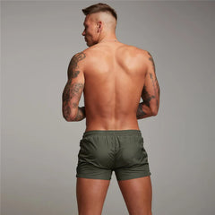 Men's Breathable Quick-Dry Fitness Three-Quarter Pants for Summer