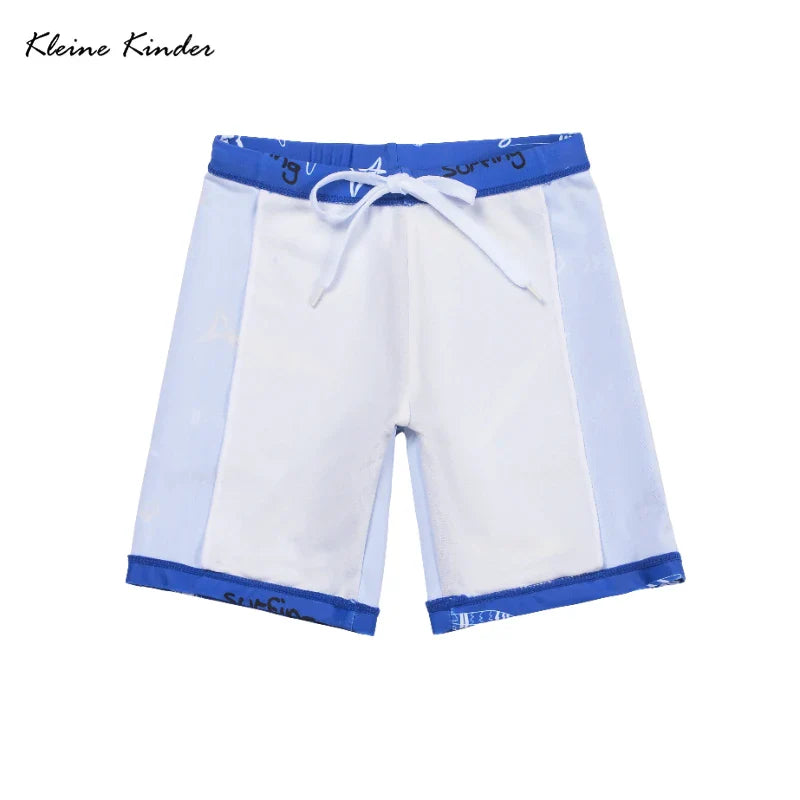 Kids Swimwear Anti UV Kids Swimsuit for Boys Long Sleeve 3-Piece Children Swimming Bathing Suit Rash Guard Seaside Beach Clothes
