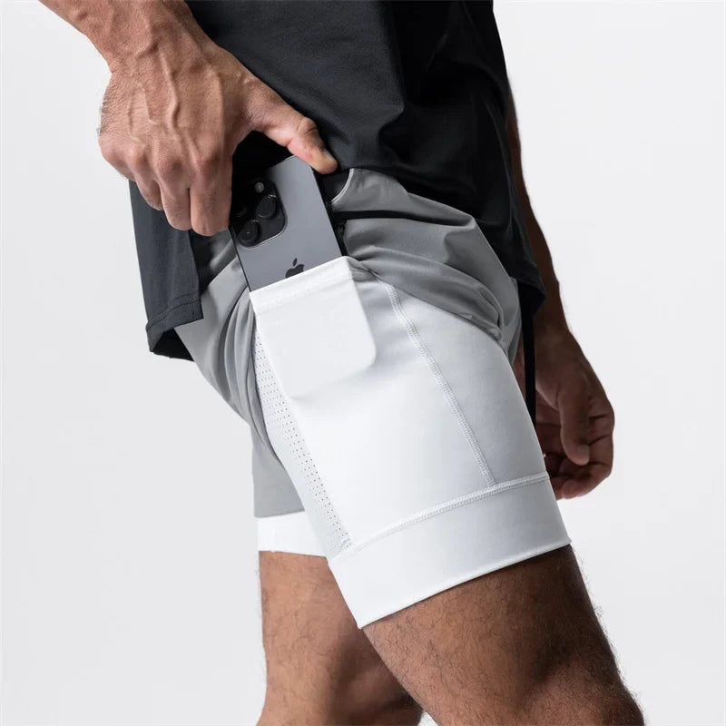 Men's 2-in-1 Quick Dry Beach & Running Shorts | Comfort & Style