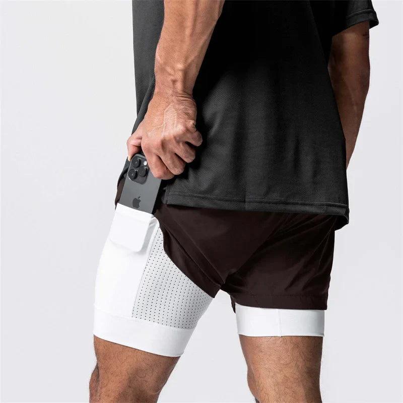 Men's 2-in-1 Quick Dry Beach & Running Shorts | Comfort & Style
