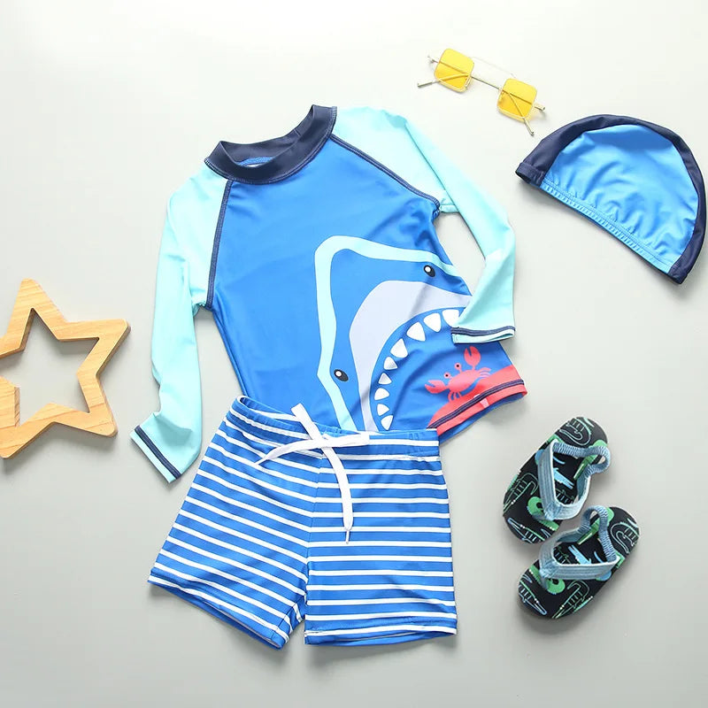 Top Quality Boy Swimsuit UPF50 UV Protection Summer Baby Toddler Swimwear Children's Bathing Suit Beach Pool Surf Swimming Wear