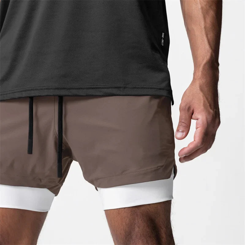 Men's 2-in-1 Quick Dry Beach & Running Shorts | Comfort & Style
