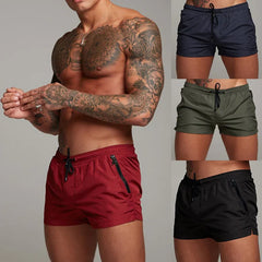 Men's Quick Dry Swim Trunks with Zipper Pockets | Summer Beach Shorts