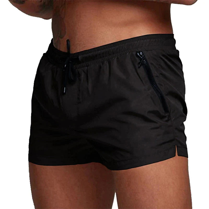 Men's Quick Dry Swim Trunks with Zipper Pockets | Summer Beach Shorts