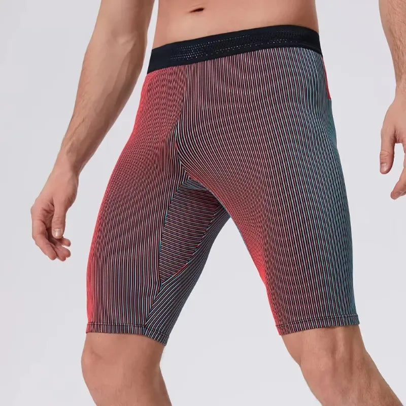 Men's Outdoor Running Compression Shorts | Quick Dry Fitness Tights