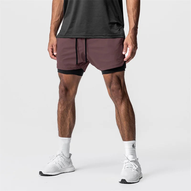 Men's 2-in-1 Quick Dry Beach & Running Shorts | Comfort & Style