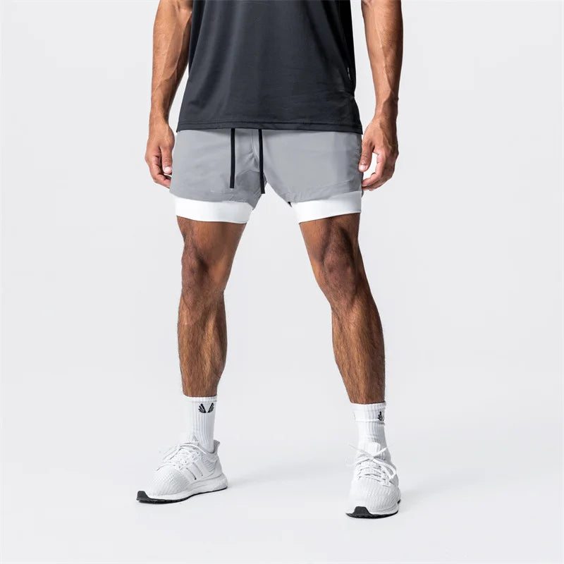 Men's 2-in-1 Quick Dry Beach & Running Shorts | Comfort & Style