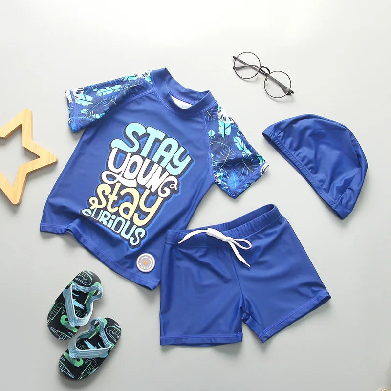 Top Quality Boy Swimsuit UPF50 UV Protection Summer Baby Toddler Swimwear Children's Bathing Suit Beach Pool Surf Swimming Wear