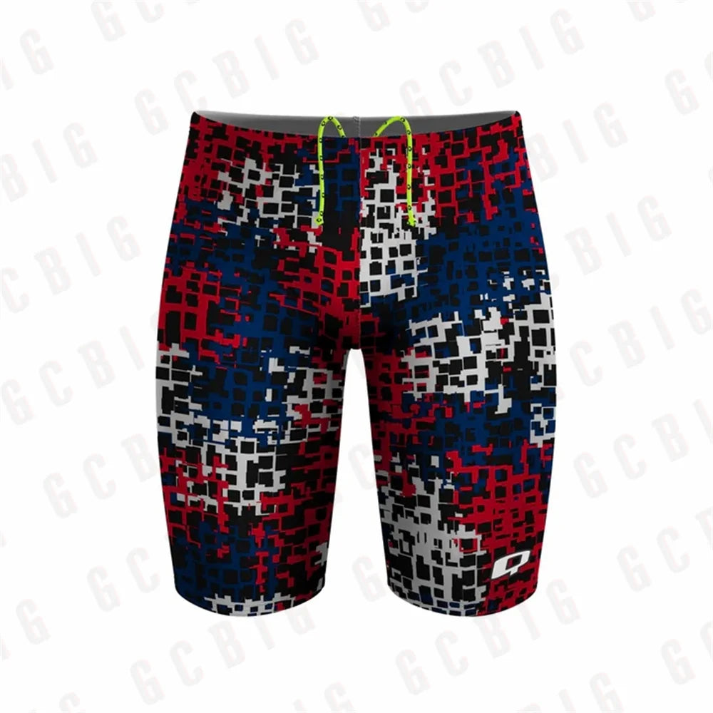 Swim Boxers Summer Trunks Swimwear Training Swim Shorts Trunks Swimsuits Boy Jammers Sports Surf Shorts Beach Volleyball Swimming Pants
