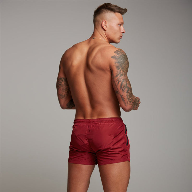 Men's Breathable Quick-Dry Fitness Three-Quarter Pants for Summer