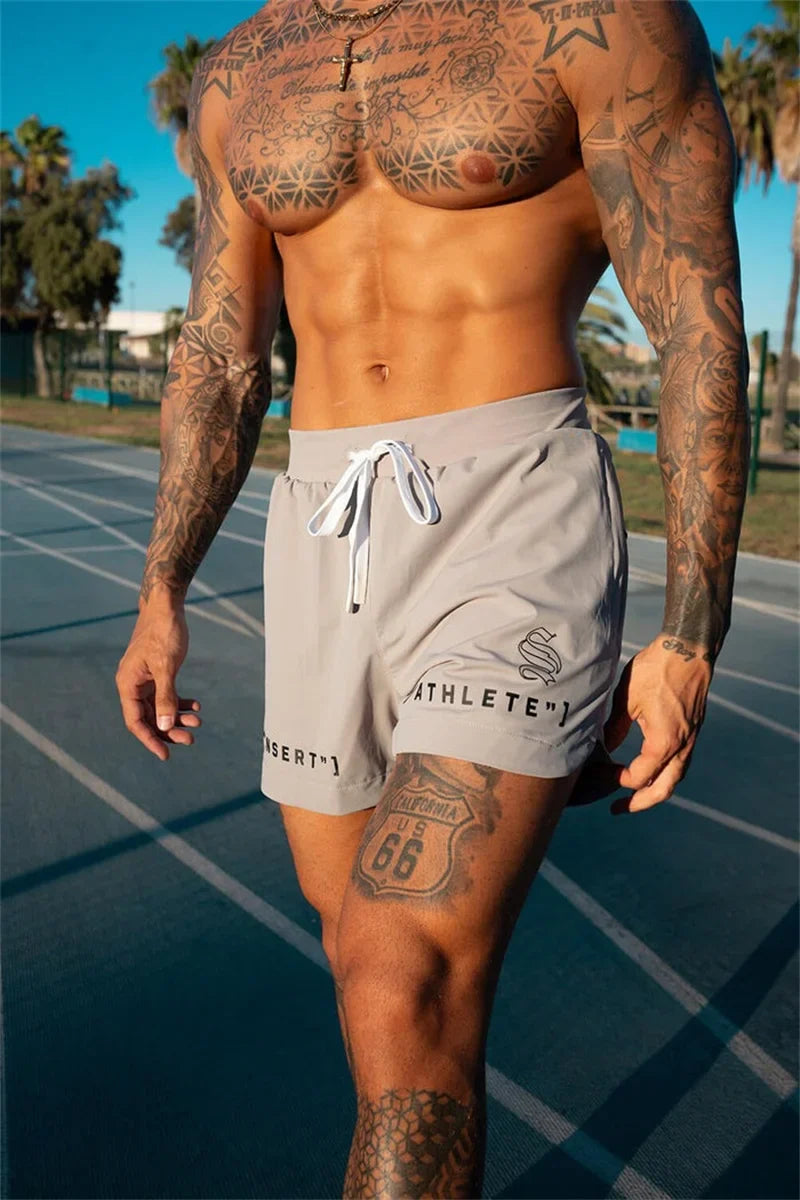 Men's Breathable Fitness Shorts | Quick-Dry Running & Jogging Pants