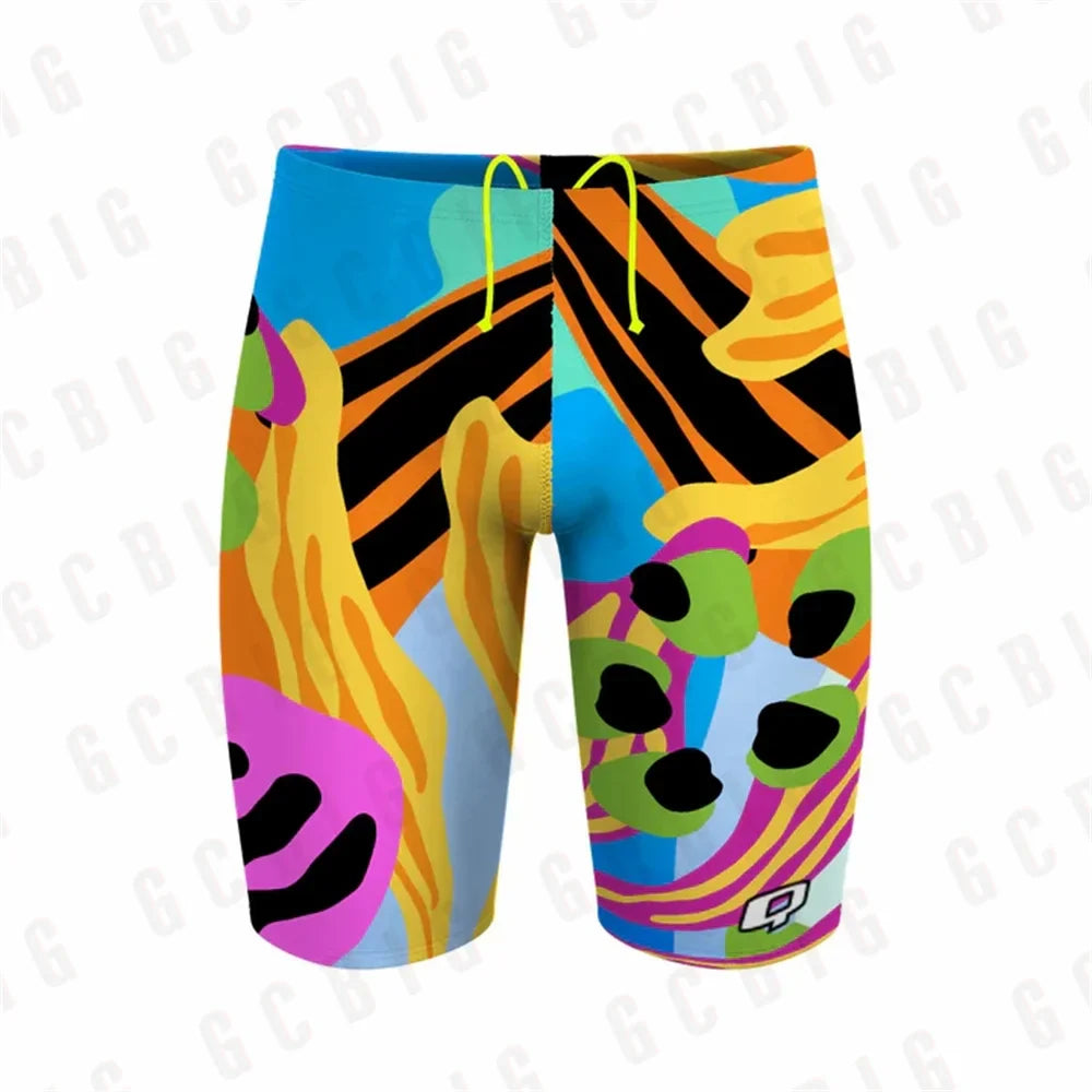 Swim Boxers Summer Trunks Swimwear Training Swim Shorts Trunks Swimsuits Boy Jammers Sports Surf Shorts Beach Volleyball Swimming Pants