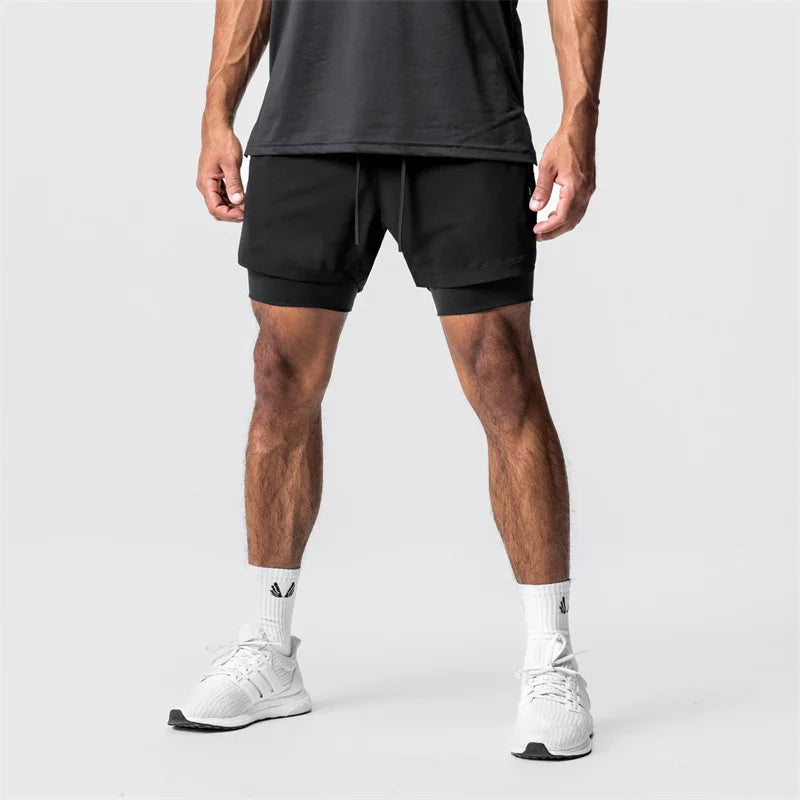 Men's 2-in-1 Quick Dry Beach & Running Shorts | Comfort & Style