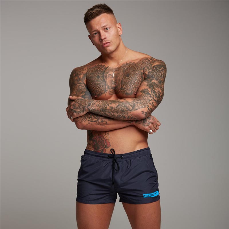 Men's Breathable Quick-Dry Fitness Three-Quarter Pants for Summer
