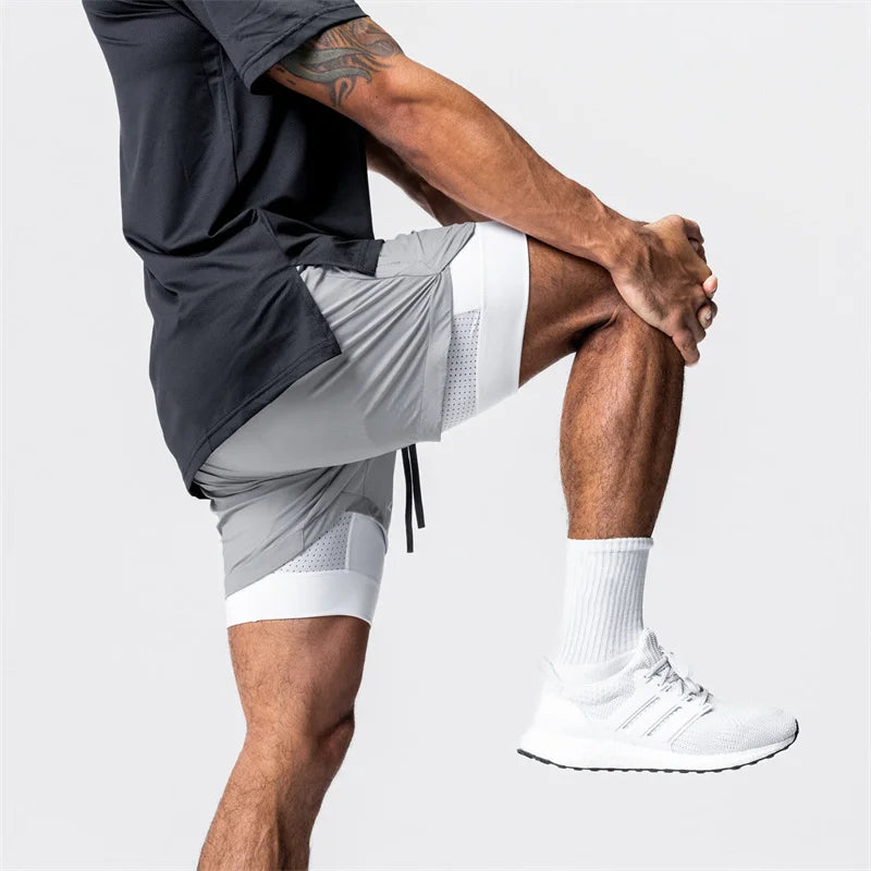 Men's 2-in-1 Quick Dry Beach & Running Shorts | Comfort & Style